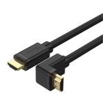Unitek Y-C1009 HDMI 2.0 HDMI Cable - 3m Right Angle 270 Degree - Up to 4K - HDR10 - HDCP2.2 - 3D - 7.1 Surround Sound - Gold-Plated Connectors