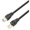 Unitek C1813EBK-10 Cat7 RJ45 Patch Cable - 10m - Black SSTP - 26AWG - Up to 10 Gigabit Ethernet - 600MHz - Gold-Plated Shielded RJ45 Connectors Unitek C1813EBK-10 Cat7 RJ45 Patch Cable - 10m - Black SSTP - 26AWG - Up to 10 Gigabit Ethernet - 600MHz - Gold-Plated Shielded RJ45 Connectors