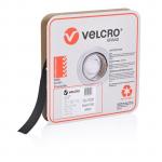 Velcro VEL189590 Cable Management Tie - 22.8m - Black One-Wrap - Self-Engaging - Reusable - Custom Cut to Length - 25mm Width