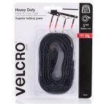Velcro VEL25556 25mm x 1m Heavy Duty   Hook & Loop Tape. Designed for Attaching Items Indoors WhereaStrong Bond is Required with Superior Holding Power up to 3kgs. Black Colour