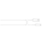 ZAGG Mophie Essential 409912191 USB-A to USB-C Cable - 2m - White Soft Braided