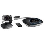 Logitech Conference Camera Group - Designed for meetings with up to 14 people in one room, Optional expansion mics allow up to 20 people (sold separately)