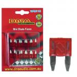 DNA WFM110 BLADE FUSES MINI ATM 10 AMP FUSE (10 PACK)
