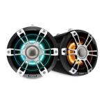 FUSION 6.5" TOWER SPEAKERS GREY CHROME WITH CRGBW LIGHTING SG-FLT652SPC