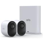 Arlo Ultra 2 Wire-Free Spotlight 4K UHD & HDR Camera System - 2 Pack (Arlo Secure 3-Month Trial Subscription Included)