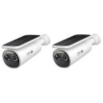 Baseus Security S2 8M/4K  Outdoor Wire-Free Solar Camera - 2Pack 10400mAh /Dual Sensor Detection (PIR+Radar) / Two-way Audio / AI Function: Human/vehicle/Zone