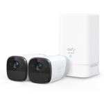 Eufy eufyCam 2 Pro Wire-Free Security Camera Kit - 2 Pack, 2K, Up to 365 Day Battery Life, Local Storage, No Monthly Fee
