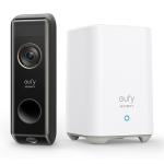 Eufy Wire-Free Dual Cam Video Doorbell 2K (Battery) with HomeBase 2, Family Recognition, Package Guard, No Monthly Fee