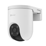 EZVIZ H8C4G  Outdoor PT 4G Wired Security Camera with 2-Way Talk. 4G & Optional WiredNetworkConnect,2K Res, 360 Panoramic, Smart Human Detect, Active Defense, Card Slot, Smart Tracking, H.265.