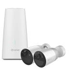 EZVIZ BC1-B2 Wire-Free Smart Camera System with Spotlight - 2 Pack, 2MP, 1920x1080, 30FPS, D-WDR, Colour Night Vision, Two-Way Talk, MicroSD Slot (Max. 256G)
