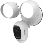 EZVIZ LC1C Smart Floodlight Camera - White, 2000 Lumens, 2MP, 1920x1080, 25FPS, 100db Siren, PIR Sensor, Night Vision, Two-Way Talk, MicroSD Slot (Max. 256G)