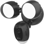 EZVIZ LC1C Smart Floodlight Camera - Black, 2000 Lumens, 2MP, 1920x1080, 25FPS, 100db Siren, PIR Sensor, Night Vision, Two-Way Talk, MicroSD Slot (Max. 256G)