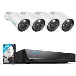 Reolink RLK8-1200B4-A 12MP/4K+ 8 Channel NVR Smart Surveillance System with 2TB HDD, Include 4 x RLC-B1200 Bullet Camera