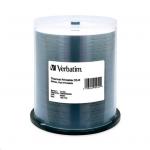Verbatim 95254 CD-R 700MB 52X White Thermal Printable, Hub Printable - 100pk Spindle