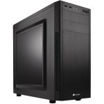 Corsair Carbide 100R Black ATX MidTower Gaming Case Acrylic Window with CPU Cooler Supports Upto 150mm, Graphs Card Supports Upto 414mm, 7X PCI Slots, Front 2X USB 3.0, HD Audio, NO PSU