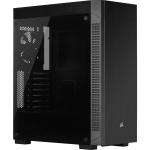 Corsair Carbide 110R Black ATX MidTower Gaming Case Tempered  Glass Window, CPU Cooler Support Upto 160mm, Graphs Card Supports Upto 330mm, 280mm Rad Supported, 7X PCI Slots, Front: 2X USB 3.0, HD Audio, No PSU