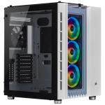 Corsair Crystal Series 680X RGB White Edition ATX Gaming Case Tempered Glass, CPU Upto 180mm, GPU Upto 330mm, 360mm Rad Support, Front 2x USB 3.0, 1x Type C, HD Audio