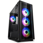 DEEPCOOL MATREXX 50 ADD-RGB ATX Mid Tower, Tempered glass, 4 X Addressable RGB Fans. Support up to 168mm CPU Cooler height, 360m Rad, up to 370MM VGA card, 7xPCI Slots, Front: 1xUSB3.0, 2xUSB2.0, HD Audio