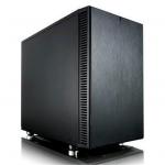 Fractal Design Define Nano S Black Slient Edition ITX Case, with CPU Cooler Supports Upto 160mm, Graphs Card Suppoprts Upto 315mm, 280mm Rad Supported, 2X PCI Slots, Front 2xUSB3.0, HD Audio, NO PSU