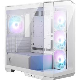 MSI MAG PANO M100R PZ White Micro Tower Gaming Case for mATX/ITX Tempered Glass with 4x ARGB Fans CPU Cooler Support Upto 175mm, Graphics Card Support Upto 390mm, 5x PCIe Slot, Front I/O: 2x USB, HD Audio