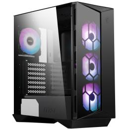 MSI MPG GUNGNIR 110R MidTower Gaming Case Tempered Glass, CPU Cooler Supports Upto 170mm, Graphics Card Supports Upto 340mm, 7x PCI Slots, 4x ARGB Fans , Front: 2x USB 3.0, 1x USB Type-C, HD Audio, NO PSU