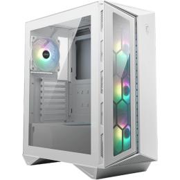 MSI MPG GUNGNIR 110R WHITE MidTower Gaming Case Tempered Glass, CPU Cooler Supports Upto 170mm, Graphics Card Supports Upto 340mm, 7x PCI Slots, 4x ARGB Fans, Front 2x USB 3.0, 1x USB Type-C, HD Audio, NO PSU