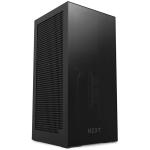 NZXT H1 Version 2 2022 Black AIO Mini ITX Gaming Case Tempered Glass, Pre-built 140mm AIO watercooler, PCIe Gen4 Extender, 750W 80Plus Gold PSU Video Card Supports Upto 324mm ,Max 2 slot.Front 1XUSB3.0, 1XType C, HD Audio,