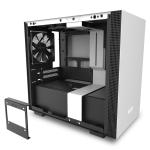 NZXT H210i Premium Matte White RGB Edition Mini ITX Gaming Case Tempered Glass, With CPU Cooler Supports Upto 165mm, Video Card Supports Upto 325mm, 240mm Rad Supported, 2XPCI Slots,  Front 1XUSB3.0, 1XType C,  HD Audio, NO PSU