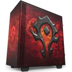 NZXT H510 World Of Warcraft Horde Limited Edition Tempered Glass, CPU Cooler Supports Upto 165mm, Video Card Supports Upto 381mm, 280mm Rad Supported, 7X PCI Slots, Front 1X USB 3.0, 1XType C, HD Audio, NO PSU