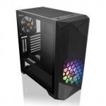Thermaltake Commander G33 ATX Mid Tower Chassis - Tempered Glass - 1x ARGB Fan