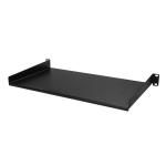 StarTech.com CABSHELF1U10 1U Fixed Server Rack Mount Shelf - 10in Deep Steel Universal Cantilever Tray for 19" AV/ Network Equipment Rack - 44lbs