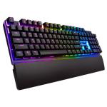 Thermaltake TteSports Challenger Edge Pro RGB Plunger Gaming Keyboard - Black