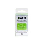 Moki Screen Wipes - 10 Pack Pre-moistened Wipes, ideal for cleaning grime and fingerprints from smartphones, tablets a Removes 99.9% of bacteria for 24 hours.
