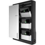 Ergotron Zip Tablet Computer Cabinet - Up to 12" Screen Support - Wall Mountable - Black/Silver