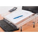 Microdesk Regular Micodesk In-line Writing Platform Document Holder Surface 560mm x 310mm ( Wide x Deep), Front height adjustment 80-90mm, Rear height adjustment 158-185mm