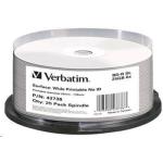 VERBATIM 43738 Blu-Ray 25GB 25Pk Spindle White Wide Ink