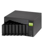QNAP TL-D800C 8-Bay USB3.2 Gen2 Type-C 10Gbps JBOD expansionTower unit  with a 1-meter USB-C to USB-A 3.1 Gen2 cable.  For PC/Server and NAS