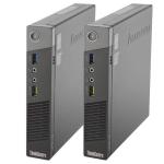 Lenovo ThinkCentre M93 Tiny Desktop PC - Bundle of Two - (A-Grade Off-Lease) Intel Core i5 4570T 8GB RAM - 500GB HDD - Win10 Pro (Upgraded) - DisplayPort and VGA - Reconditioned by PBTech - Includes Power Adapter - Reconditioned by PBTech -