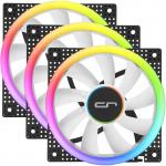 CRYORIG Crona X 1v3 A-RGB 3 Pack PWM Fan ARGB 120x25.4mm PWM fan, White Frame, 1 controller & 3 fan,400~1700 rpm.