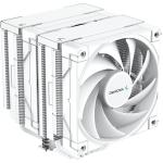 DEEPCOOL AK620 White CPU Cooler 2x 120mm Fans, 160mm Clearance, Support Intel LGA 1700 / 1200 / 1151 / 1150 / 1155, AMD AM4 AM5