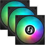 Lian Li ST120 Digital Addressable RGB 120 Fan, Triple pack , Black