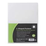 OSC L Shaped Pockets - A4 - 12 Pack - Clear 180 Micron