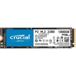 Crucial P2 1TB NVMe PCIe M.2 2280 up to 2400 MB/s Read, 1800 MB/s Write