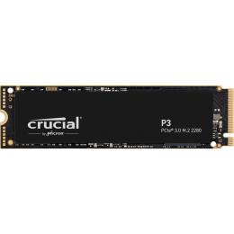 Crucial P3 500GB NVMe M.2 Internal SSD 2280 - PCIe 3.0 - Up to 3,500MB/s Read - Up to 1,900MB/s Write - 5 Years Warranty