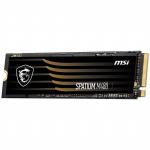 MSI SPATIUM M480 1TB NVMe M.2 Internal SSD PCIe Gen 4 - 2280 - Up to 7000MB/s read - Up to 5500MB/s write - 5 Year Warranty
