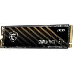 MSI SPATIUM M470 2TB NVMe M.2 Internal SSD PCIe Gen 4 - 2280 - Up to 5000MB/s read - Up to 4400MB/s write - 5 Year Warranty