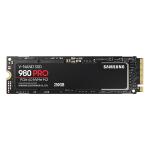 Samsung 980 Pro 250GB M.2 NVMe Internal SSD PCIe 4.0 - up to 6400MB/s Read - up to 2700MB/s write - 5 Years Warranty