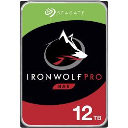 Seagate IronWolf Pro 12TB Internal HDD SATA 6Gb/s - 7200 RPM - 256MB Cache - Perfect for 1-16 BAY NAS system - 5 years warranty