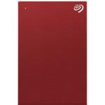Seagate One Touch 2TB Portable External HDD - Red with Rescue Data Recovery