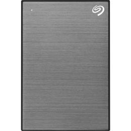 Seagate One Touch 2TB Portable External HDD - Space Grey with Rescue Data Recovery